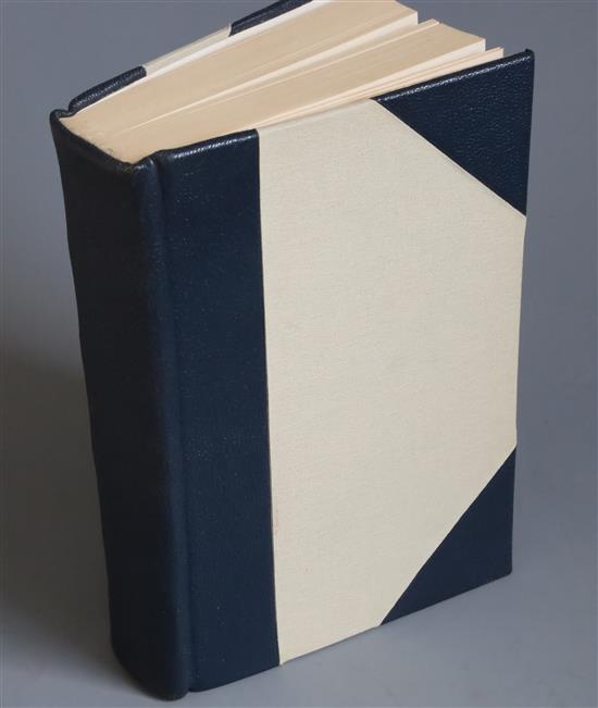 Graves, Robert - I Claudius, 1st edition, 4to, later blue half morocco, with folded table at end,